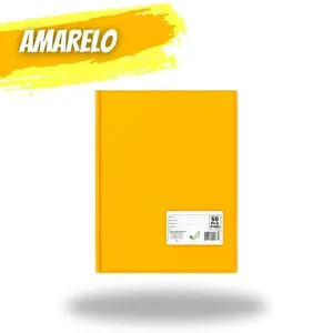 Pasta Catálogo Organizadora A4 OEM com Visor e Plásticos 0 e 06 mm Formato para Documentos 50 Envelopes Amarelo Pasta Catálogo Organizadora A4 OEM com Visor e Plásticos 0 e 06 mm com 50 Envelopes Amarelo
