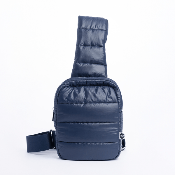 Bolsa Transversal Puffer Azul Marinho