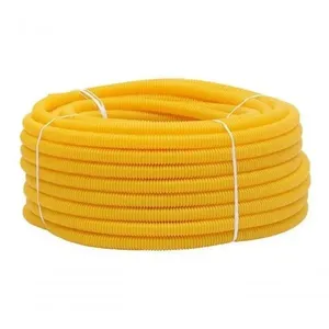 Eletroduto Corrugado 3-4 Rolo 50M para Instalações Embutidas com Alta Resistência à Compressão Amarelo Higipack Eletroduto Corrugado 3-4 Rolo 50M com Alta Resistência à Compressão Amarelo Higipack