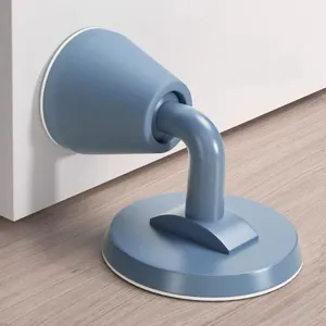 Trava de Porta Adesiva Kit de Segurança para Evitar Batidas e Proteger Crianças Cinza OEM Trava de Porta Adesiva Kit de Proteção para Evitar Batidas em Ambientes Internos Cinza OEM