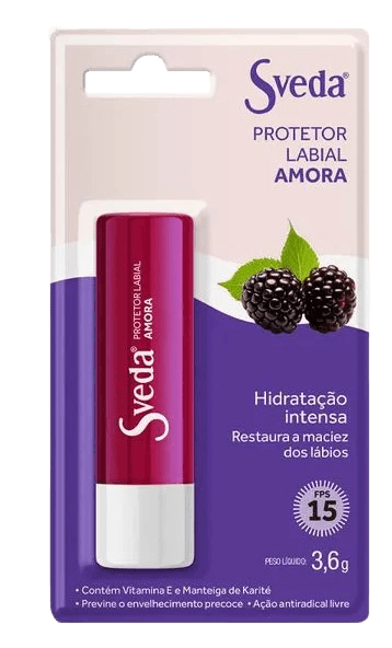 Protetor Labial Sveda Amora FPS15 3,6g