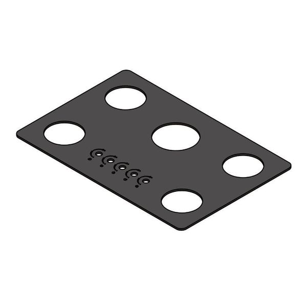 Vidro Preto Para Cooktop 5 Bocas Fogatti Preto