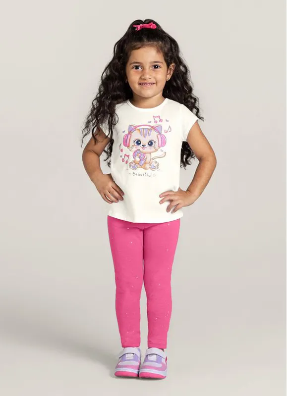 Conjunto infantil menina Brandili - 1