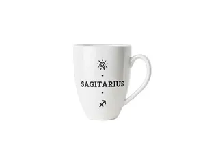 CANECA PORCELANA SIGNOS SAGITARIO BRANCO POOP STORE