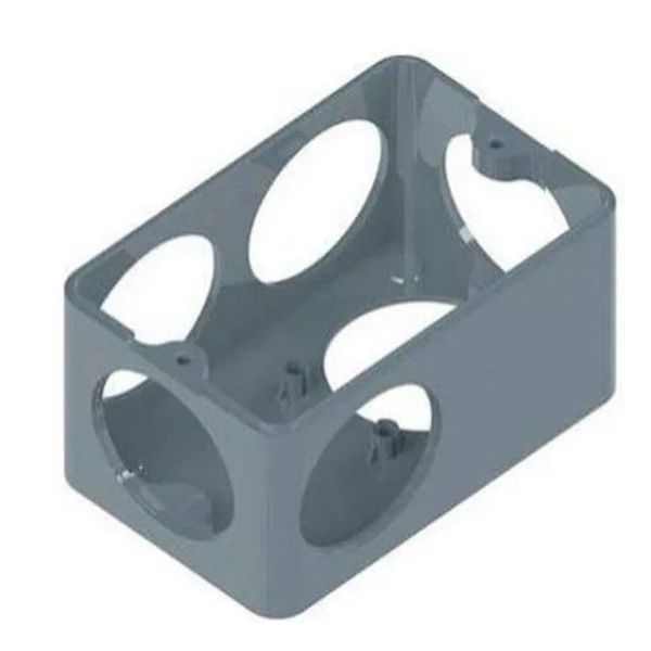 Condulete PVC Grande 6 Entradas 1" Masster Cinza