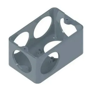 Condulete PVC Grande 6 Entradas 1" Masster Cinza