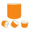 Cúpula Abajur Cilíndrica Cp-7007 ø20x22cm Laranja