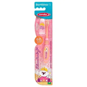 Escova Dental Condor Baby Lilica Baby 0 À 2 Anos Extra Macia Cores Sortidas 1Un