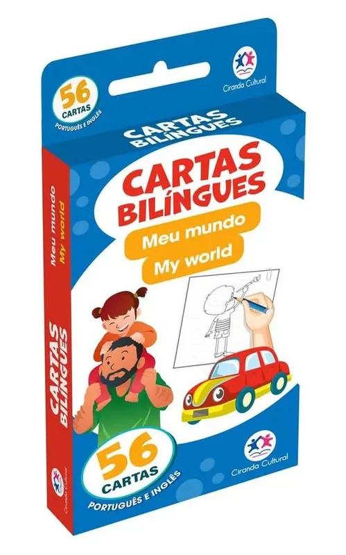 Flash Cards Cartas Bilíngues - Meu Mundo - My World