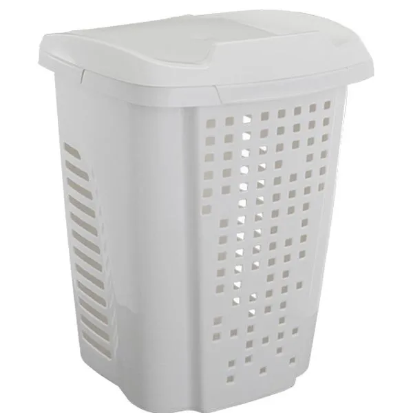 Roupeiro Telado com Cesto 70 Litros Branco - RB5 - ASTRA
