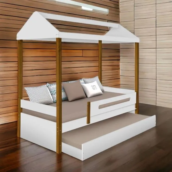 Cama Casa Solt. Lara Branco/mel C/ Aux. Firenze
