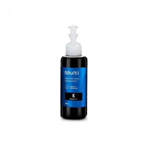 Refil De Tinta Preto Multilaser Epson T664 100ml