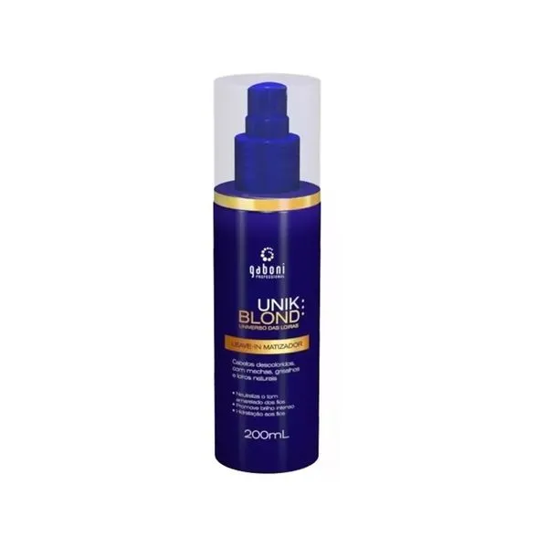 Leave in Gaboni Unik Blond Matizador 200ml