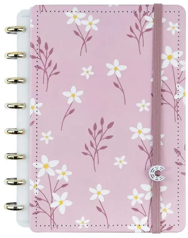 Caderno Inteligente 80 Folhas A5 Pink Blossom By Sof