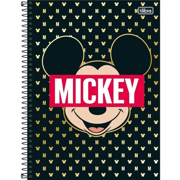 Caderno Universitario Mickey Mouse Sensura 1M 80Fls Tilibra