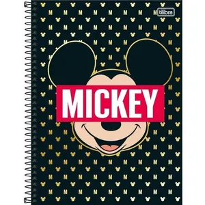 Caderno Universitario Mickey Mouse Sensura 1M 80Fls Tilibra