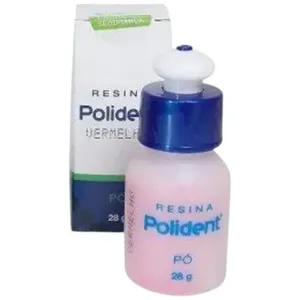 Resina Ortodôntica Polidental Pó Vermelho 28g (MP)