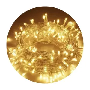 Pisca-Pisca Global 50 Leds Branco Quente Fio Transparente 5 Metros Bivolt 89069 (MP)