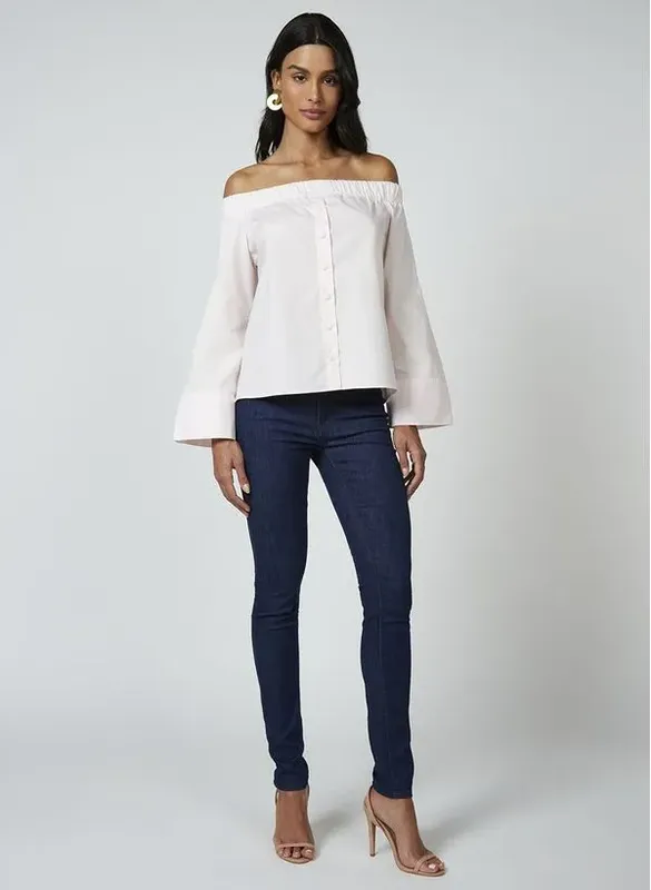 Camisa Ombro a Ombro Tricoli Dudalina Feminina 36