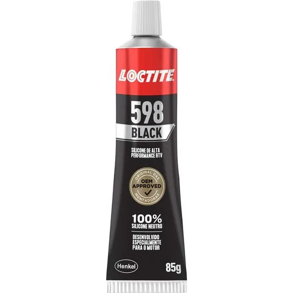 Adesivo para Junta 598 Black 85 g 2643331 - LOCTITE