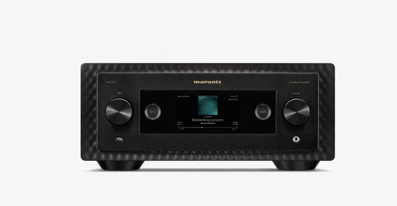 Marantz LINK 10n - Pré-Amplificador Streaming Reference 2.1 com HEOS, DAC de Alta Resolução, Arquitetura Totalmente Balanceada e Display TFT Colorido