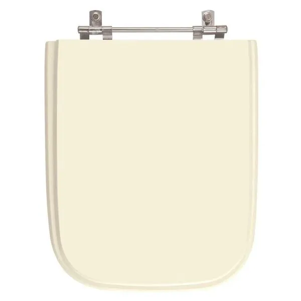 Tampa De Vaso Poliester Tivoli Bege Claro Para Bacia Ideal Standard