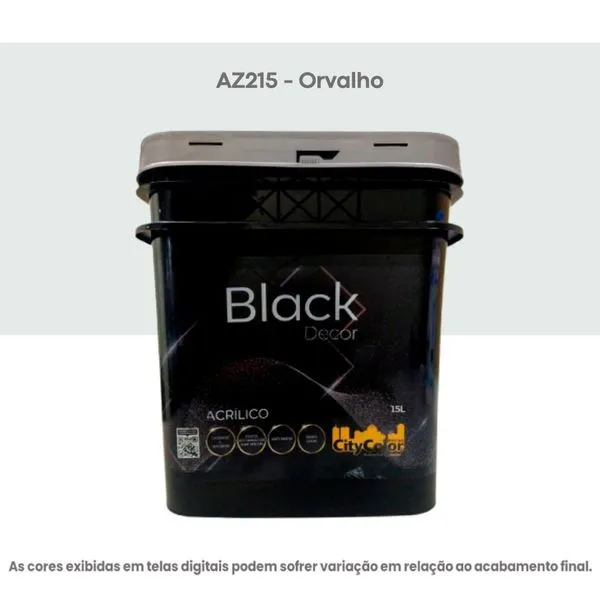 Tinta Acrílica Premium Semibrilho Citycolor 15L AZ215 Orvalho (MP)
