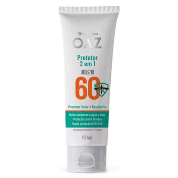 OAZ Protetor Solar + Repelente FPS60 120ml