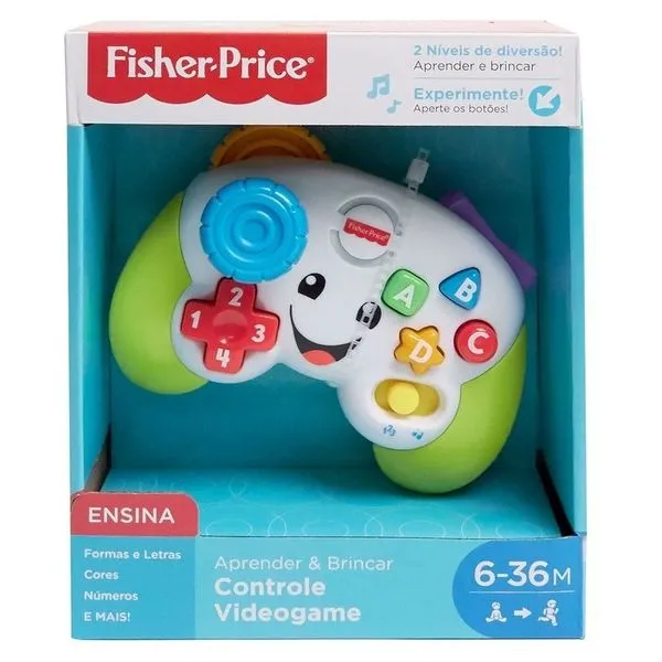 Controle de Videogame Musical - Aprender e Brincar - Fisher Price - Mattel
