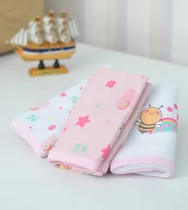 Kit Toalha Boquinha Jardim Encantado com 3 unidades Rosa