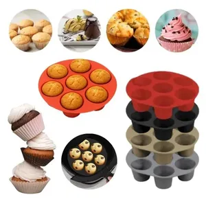 Forma de Cupcake Muffins Pudim Bolinho Air Fryer Forno 21cm