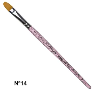 Pincel Filbert 14 Rosa