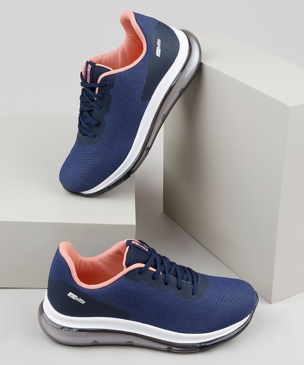 Tênis Feminino Actvitta Esportivo em Nylon com Solado Translúcido Azul Marinho 37