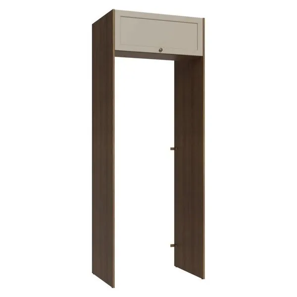 Porta-geladeira 83 Cm 1 Porta Basculante Rustic-crema Vik Madesa Rustic-crema