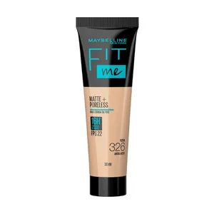 Base Líquida Maybelline NY Fit Me Matte+Poreless FPS22 16h 326 (Antiga N220) 30ml