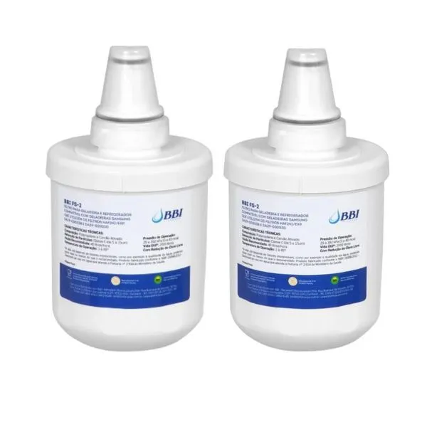 Kit 2 Filtro Interno Fs-2 Geladeira Bbi