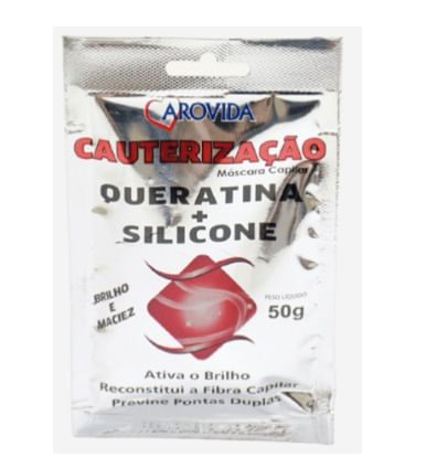 Máscara Capilar Arovida Choque Cauterizaçao Queratina /Silicone 50G