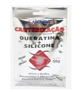 Máscara Capilar Arovida Choque Cauterizaçao Queratina /Silicone 50G