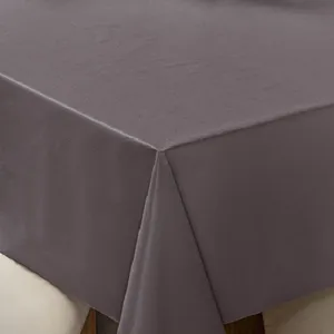 Toalha de Mesa 8 Lugares Térmica Impermeável 1,40 m x 2,50 m 100% Policloreto de Vinila - Marrom