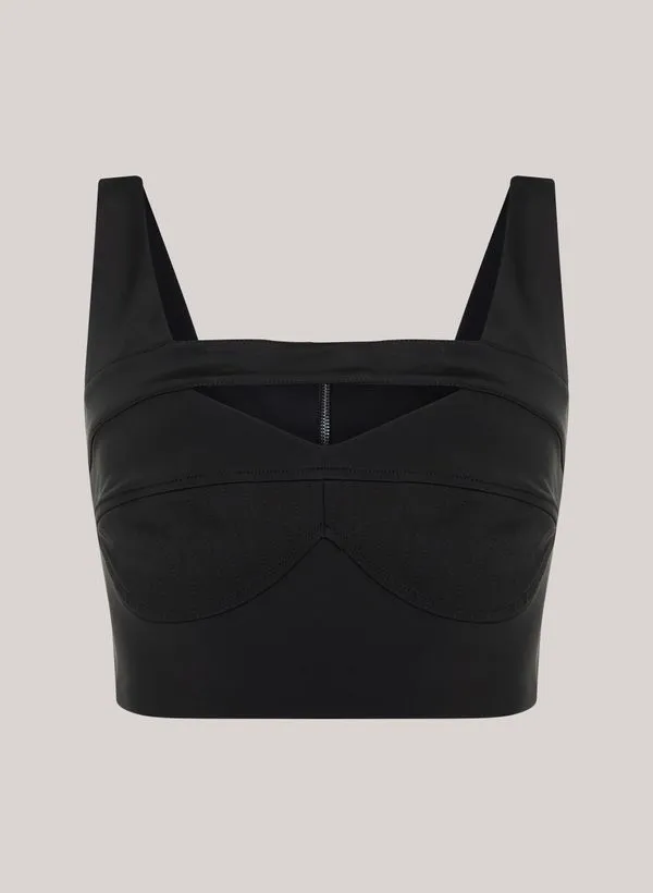 Top Justo Buckle John John Feminino PP