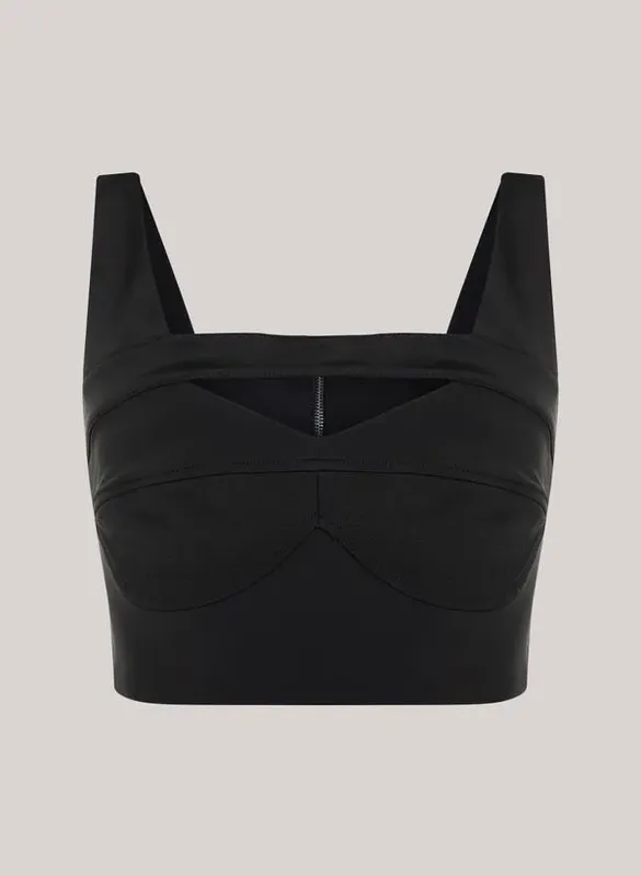 Top Justo Buckle John John Feminino PP