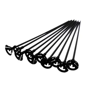 Suporte Para Balão Klf Festas 33cm com 10 Unidades Preto