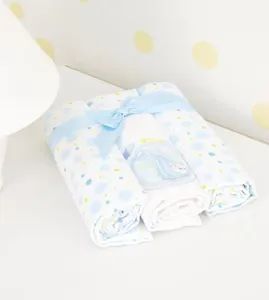 Kit Cueiro com 3 Peças 80x80cm - 5270 Azul