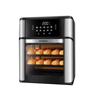 Fritadeira Air Fryer 12L Mondial Oven AFO12BI Preta 220V