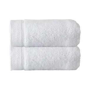 Kit 2 Toalhas de Rosto Star Cotton 48x90CM 100% Algodão 430g-m2 Alta Absorção Branca Kacyumara Kit 2 Toalhas de Rosto Star Cotton 48x90CM Algodão 430g-m2 Branca Kacyumara