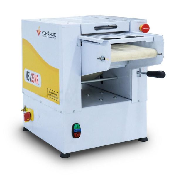 Modeladora de Pão de Mesa MSV23 23cm 220V para Modelar Massas Profissional Metalúrgica Venâncio Modeladora de Pão de Mesa MSV23 23cm 220V Profissional Metalúrgica Venâncio