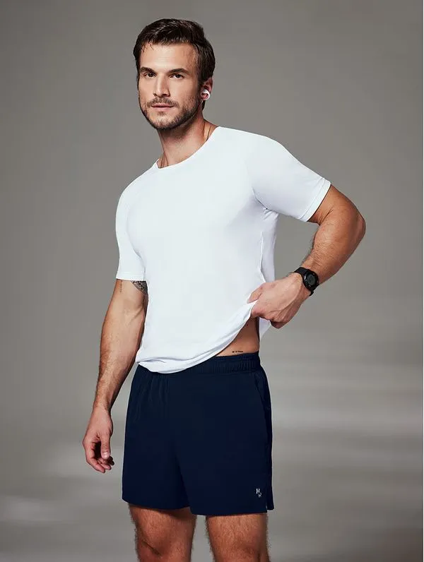 Shorts Masculino Curto Training Azul Marinho Dark M