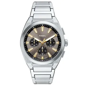 Relógio Fossil Masculino Everett Prata - FS6128/1CN Relógio Fossil Masculino Everett - FS6128/1CN