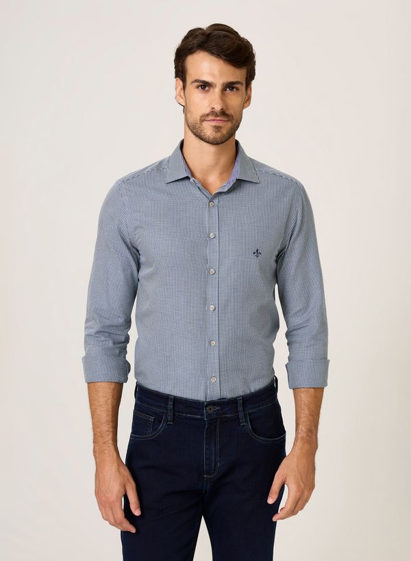 Camisa Milano Fit Micro Vichy Dudalina Masculina 4