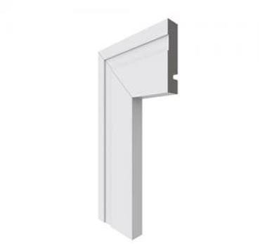 Guarnição de Poliestireno Santa Luzia 456-GN/BR 2,4 7Cm altura Branco